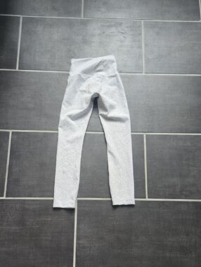 lululemon athletica Light Gray Leopard Print Kids Leggings